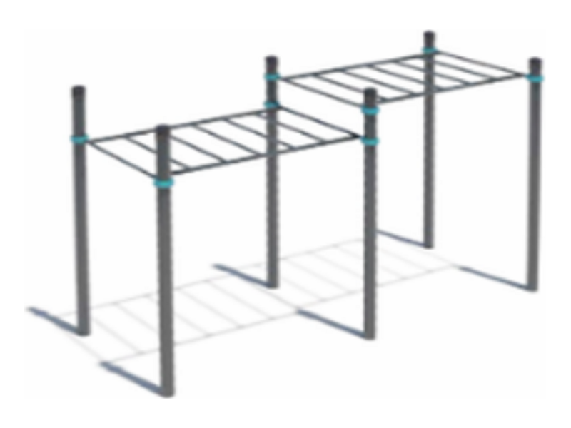 CTR112 Double Overhead Ladder outdoor calisthenics equipment