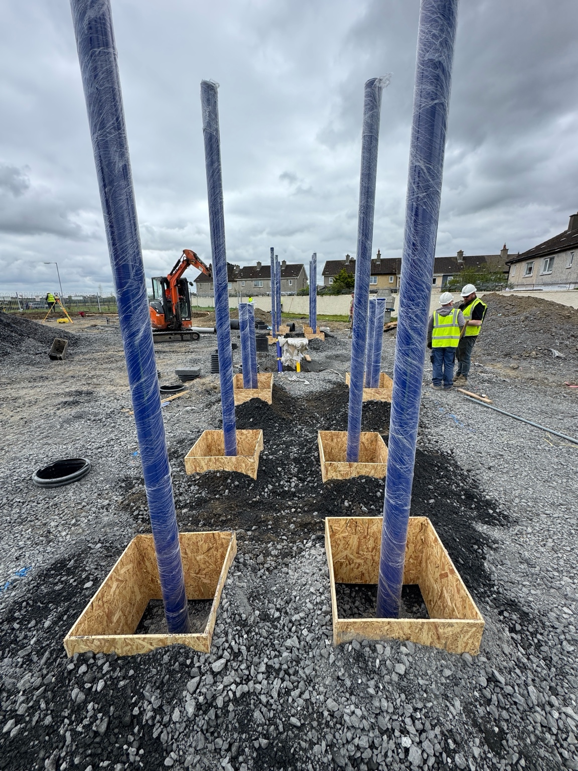 CityWise outdoor gym equipment installation in progress