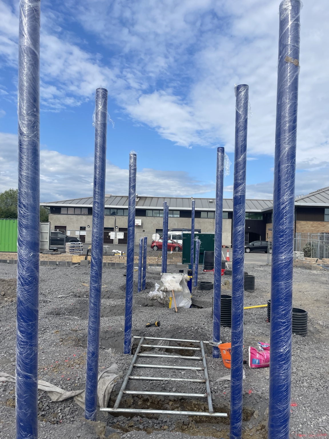 Overhead ladder being assembled at CityWise Education
